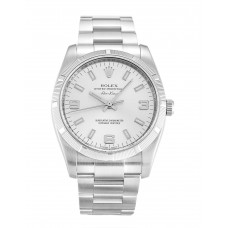 Rolex Air-King Silver Quarter Arabic 114210
