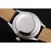 Rolex Cellini Blue Dial Gold Bezel Stainless Steel Case Black Leather Strap 622841