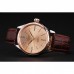 Rolex Cellini Gold Dial And Bezel Stainless Steel Case Brown Leather Strap 622840