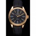 Rolex Cellini Black Dial Gold Case Black Leather Strap 622832