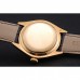 Rolex Cellini Black Dial Gold Case Black Leather Strap 622832