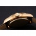 Rolex Cellini Black Dial Gold Case Black Leather Strap 622832