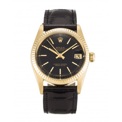 Rolex Datejust Black Dial Mid-Size 6827 Rolex Datejust Black Dial Mid-Size 6827
