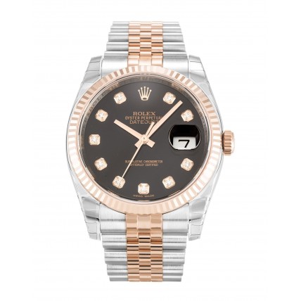 Rolex Datejust Black Diamond Dial 116231