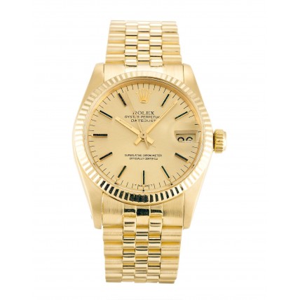 Rolex Datejust Champagne Dial Mid-Size 6827