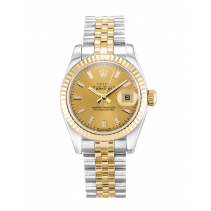 Rolex Datejust Lady Champagne Dial 179173