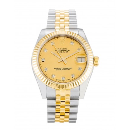 Rolex Datejust Lady Champagne Diamond Dial 178273