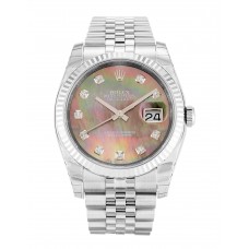 Rolex Datejust Pearl Black-Diamond Dial 116234