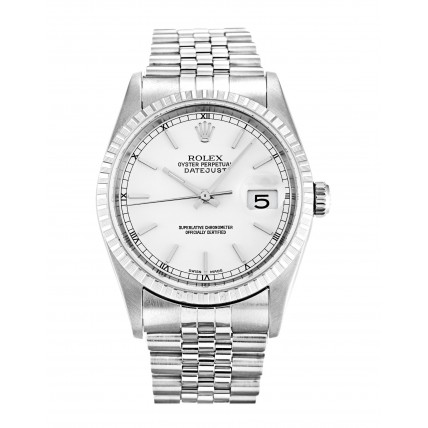Rolex Datejust White Dial 16220