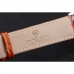 Rolex Datejust Blue Dial Stainless Steel Case Light Brown Leather Strap