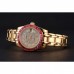 Rolex Datejust Diamond Dial Pink Jewels Bezel Gold Case And Bracelet 622835