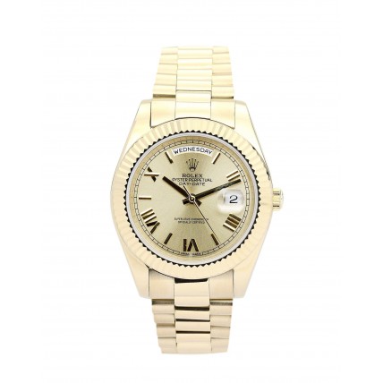 Rolex Day-Date II Gold Dial 218238