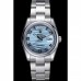 Rolex Day-Date Polished Silver Bezel White Dial 7470