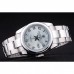 Rolex Day-Date Polished Silver Bezel White Dial 7470
