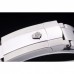 Rolex Day-Date Polished Silver Bezel White Dial 7470