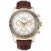 Rolex Cosmograph Daytona Gold Case White Dial Brown Leather Bracelet  622633