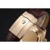 Rolex Cosmograph Daytona Gold Case White Dial Brown Leather Bracelet  622633