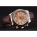 Rolex Cosmograph Daytona Brown Dial Rose Gold Case Brown Leather Bracelet 1454243