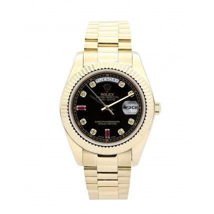 Rolex Day-Date Black Dial 118238