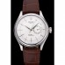 Rolex Cellini White Dial Stainless Steel Case Brown Leather Bracelet 622723