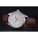 Rolex Cellini White Dial Stainless Steel Case Brown Leather Bracelet 622723