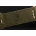Rolex Yacht-Master Black Dial Green Bezel Rose Gold Case Green Leather Bracelet 1453862