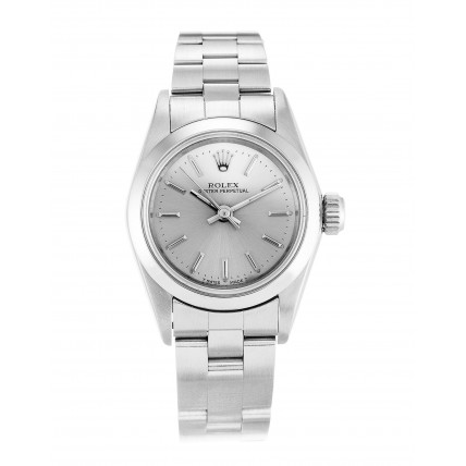 Rolex Lady Oyster Perpetual 26mm Silver 67180