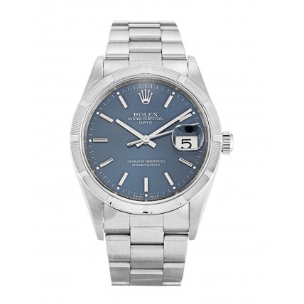 Rolex Oyster Perpetual Date 34mm Blue 15210