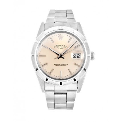 Rolex Oyster Perpetual Date 34mm Silver 15210 Rolex Oyster Perpetual Date 34mm Silver 15210