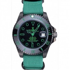 Rolex Stealth Submariner Green Nylon Strap 622009