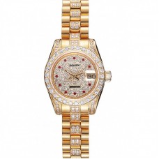 Rolex DateJust Diamond Dial Gold 622023 Rolex DateJust Diamond Dial Gold 622023