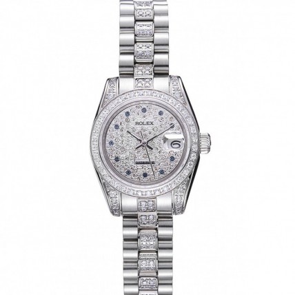 Rolex DateJust Diamond Dial Stainless Steel 622021