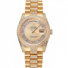 Rolex Day-Date Diamond Pave Gold Dial Gold Diamond Bracelet 1453954 Rolex Day-Date Diamond Pave Gold Dial Gold Diamond Bracelet 1453954