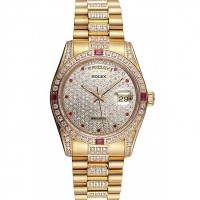 Rolex Day-Date Diamonds Yellow Gold-SRL184 621614 Rolex Day-Date Diamonds Yellow Gold-SRL184 621614
