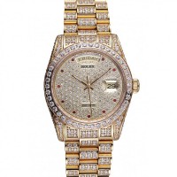 Rolex Day-Date Diamonds Yellow Gold-SRL185 621615 Rolex Day-Date Diamonds Yellow Gold-SRL185 621615