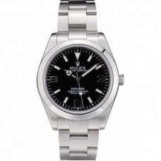 Rolex Explorer Stainless Steel Bezel Black Dial 42002