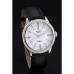 Rolex Cellini Time Silver Case White Dial Black Leather Bracelet  622653