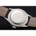 Rolex Cellini Time Silver Case White Dial Black Leather Bracelet  622653