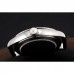 Rolex Cellini Time Silver Case White Dial Black Leather Bracelet  622653