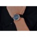 Rolex Cellini Time Rose Gold Case Black Dial Black Leather Bracelet  622656