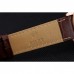 Rolex Cellini White Rose Dial Gold Case Brown Leather Bracelet 622725