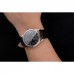 Rolex Cellini Black Dial Stainless Steel Case Black Leather Strap