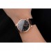 Rolex Cellini Black Dial Rose Gold Case Black Leather Strap
