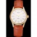 Rolex Cellini White Guilloche Dial Gold Case Light Brown Leather Strap Rolex Cellini White Guilloche Dial Gold Case Light Brown Leather Strap