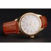 Rolex Cellini White Guilloche Dial Gold Case Light Brown Leather Strap Rolex Cellini White Guilloche Dial Gold Case Light Brown Leather Strap