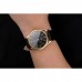Rolex Cellini Black Dial Gold Markings Gold Case Black Leather Strap
