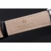 Rolex Cellini White Guilloche Dial Stainless Steel Case Black Leather Strap