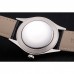 Rolex Cellini White Guilloche Dial Stainless Steel Case Black Leather Strap
