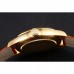 Rolex Cellini Gold Dial And Markings Gold Case Light Brown Leather Strap