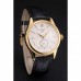 Rolex Cellini White Dial Gold Case Black Leather Strap Rolex Cellini White Dial Gold Case Black Leather Strap
